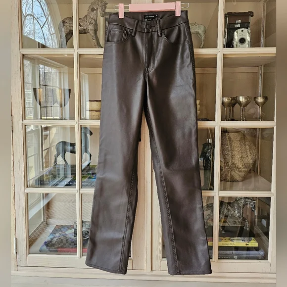 Good American Good Icon Better Than Leather Pants - Picture 6 of 16